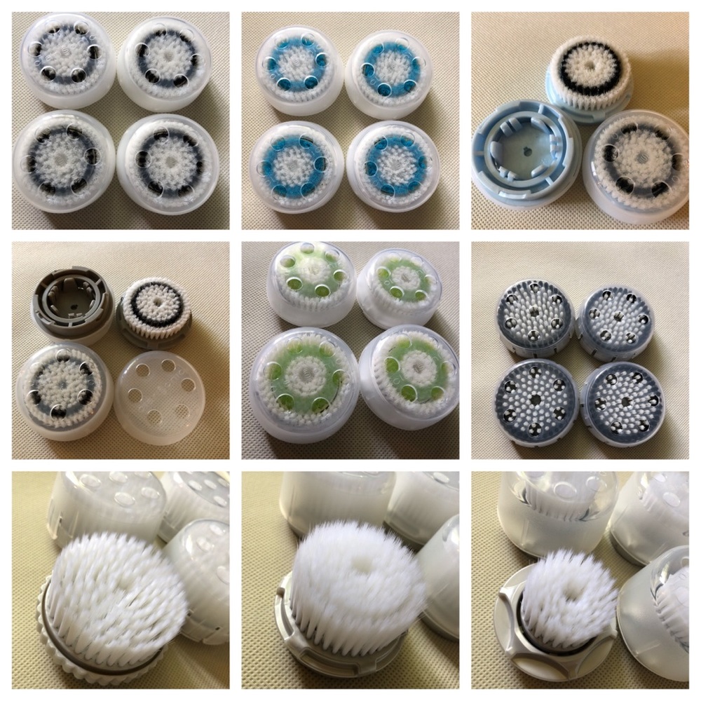 Clarisonic brushes choose 3, no deep pore avail